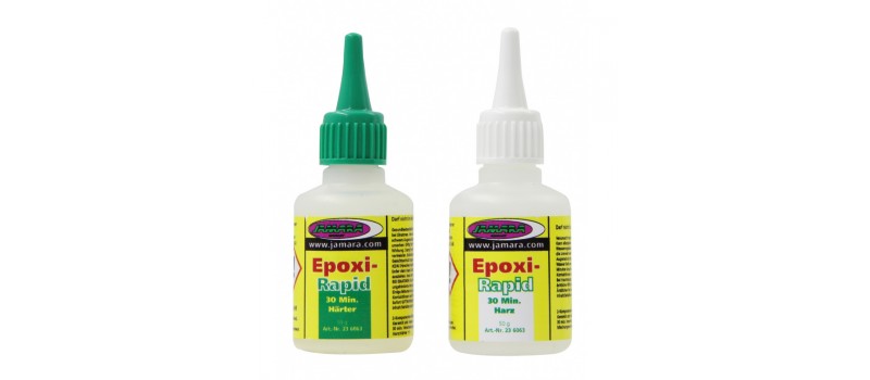 JAMARA εποξική κόλλα 2 συστατικών Epoxi-Rapid 30min 236063, 100γρ