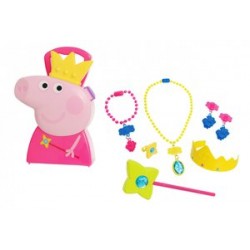 JAMARA Βαλιτσάκι Peppa Pig πριγκίπισσα 410096, με κοσμήματα, 7τμχ