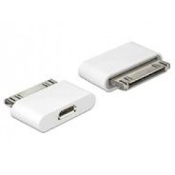 DELOCK Adapter USB Micro σε iPhone 30-pin, White