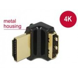 DELOCK HDMI Αντάπτορας από HDMI-A female σε HDMI-A male, 4K, 90° up