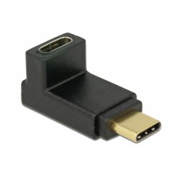 DELOCK Adapter USB 3.1 Gen 2 Type-C male σε female, 90°, up/down