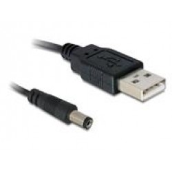 DELOCK Καλώδιο από USB σε DC 5.5 x 2.1mm, 1m