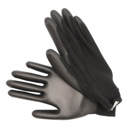 VOREL Πολυεστερικά γάντια εργασίας ACC-215, μαύρα