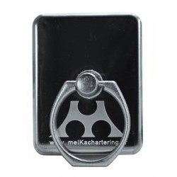 Finger ring holder ACC-245 για smartphones, μαύρο, 5τμχ