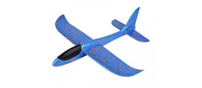 Συναρμολογούμενο αεροπλάνο από φελιζόλ AIR-005, 49x48cm, μπλε