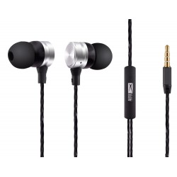 ALTEC LANSING earphones Inspire, mic, Button, 110dB, ασημί