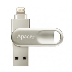 APACER Dual USB Flash Drive AH790, USB 3.1 & Lightning, 32GB, Silver