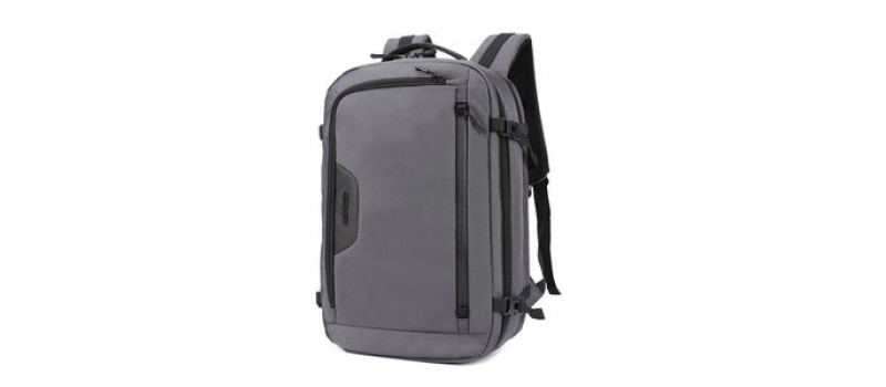 ARCTIC HUNTER τσάντα πλάτης B-00187-GY με θήκη laptop, αδιάβροχη, γκρι