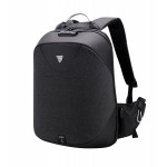 ARCTIC HUNTER τσάντα πλάτης B00208-BK με θήκη laptop, αδιάβροχη, μαύρη