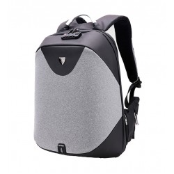 ARCTIC HUNTER τσάντα πλάτης B00208-DG με θήκη laptop, αδιάβροχη, γκρι