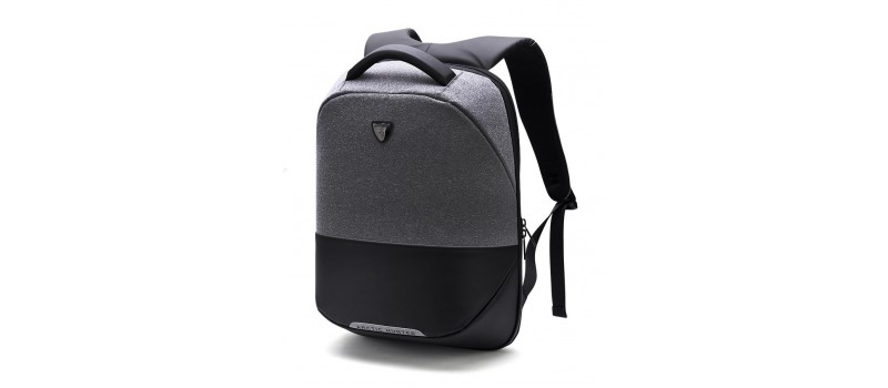 ARCTIC HUNTER τσάντα πλάτης B00216-DG με θήκη laptop αδιάβροχη, σκ. γκρι