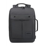 ARCTIC HUNTER τσάντα πλάτης B00325-BK με θήκη laptop, αδιάβροχη, μαύρη