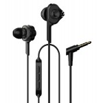 UIISII Ακουστικά Handsfree BA-T6, Dual Dynamic, Hi-Res Audio, μαύρο