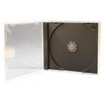 CD/DVD Jewel case, 10.4mm, μαύρο, 100τμχ