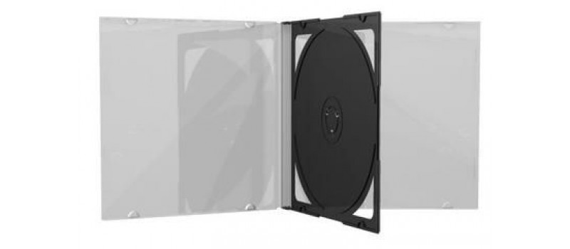 10.4 mm CD jewelcase με CLEAR 2 disc - 100TEM