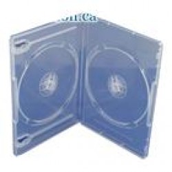 Θήκη CD για 2 δίσκους, 14mm, διάφανη, 50τμχ