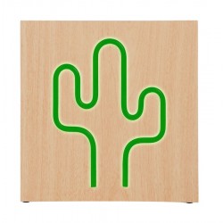 BIGBEN ηχείο Cactus Neon, 15W, bluetooth, ξύλο