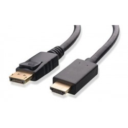 POWERTECH καλώδιο Display port 1.2v(M) σε HDMI 1.4v(M), PTN3361, CCS, 3m