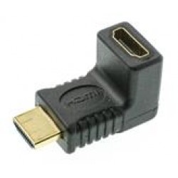 POWERTECH adapter HDMI 1.4V (F) σε HDMI 1.4V (M), γωνιακός 90°