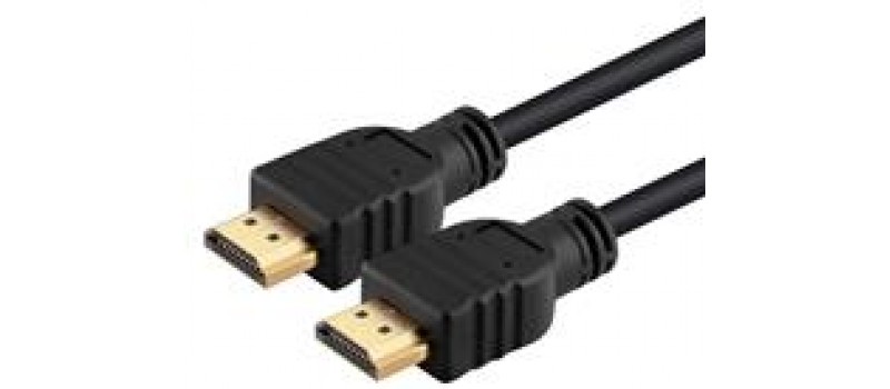 POWERTECH καλώδιο HDMI(M) to HDMI(M) 15+1, CCS, Gold Plug, Black, 1m