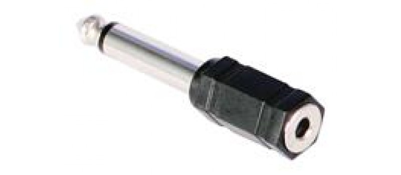 POWERTECH adapter 3.5mm female σε 6.35mm male, Mono, 5τμχ