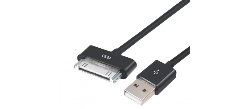 POWERTECH Καλώδιο USB 2.0 σε IPAD & I PHONE 4/4S, 1m, Black