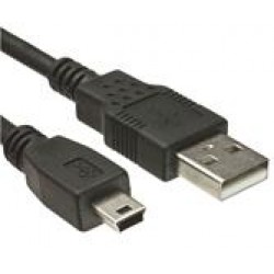 POWERTECH Καλώδιο USB 2.0 σε USB Mini, 3m, Black