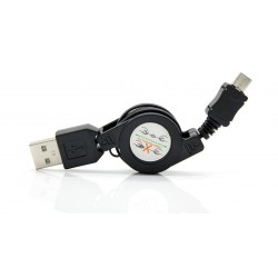 POWERTECH Καλώδιο USB σε USB Type-C, πτυσσόμενο, 0.70m, μαύρο