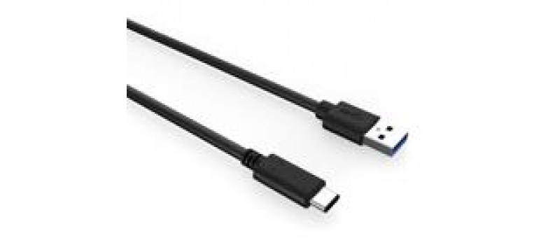 POWERTECH Καλώδιο USB 3.0 σε USB Type-C, 2m, Black