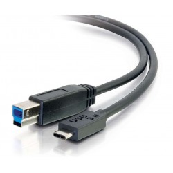 POWERTECH Καλώδιο USB 3.0 Type C σε USB Type B, 1m, Black