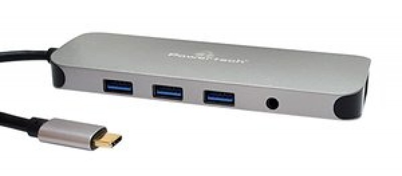 POWERTECH Docking station για Apple laptop CAB-UC036, type-C, IC PS176