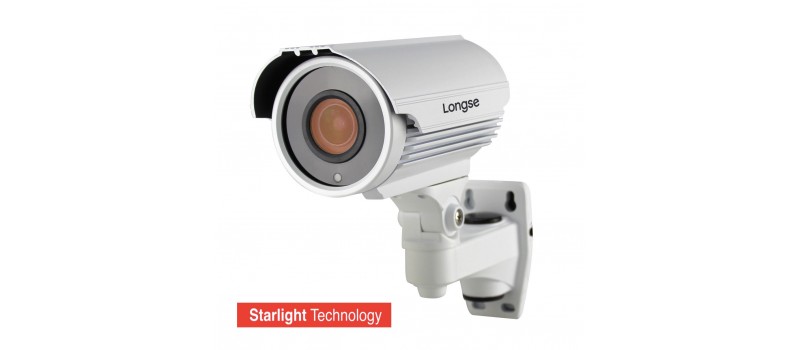 LONGSE Starlight Υβριδική Bulet Κάμερα CCTV-022 1080p, 2MP, αδιάβροχη