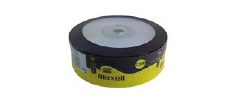 MAXELL CD-R 80min, 700ΜΒ, 52x, 25τμχ Spindle pack