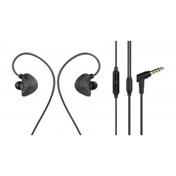 UIISII Ακουστικά Handsfree CM5, Hi-Res Audio, μαύρo