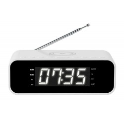 THOMSON Ξυπνητήρι CR255I, FM, ασύρματη φόρτιση, dual alarm, λευκό