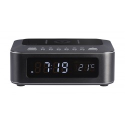 THOMSON Ξυπνητήρι CR400IBT, Βluetooth, USB, ασύρματη φόρτιση, LED, μαύρο
