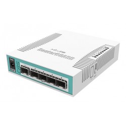 MIKROTIK Cloud Router Switch CRS106-1C-5S, 128MB RAM, 1x Combo, 5x SFP