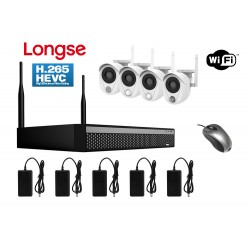 LONGSE WiFi Smart Kit CS200W, 2MP, 4 Cameras με 3 Sensors, TVI