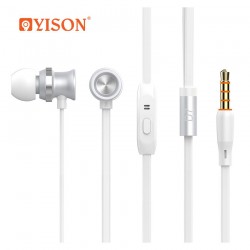 YISON ακουστικά με μικρόφωνο D7, λευκό