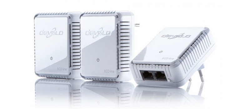 DEVOLO Powerline dLan 500 duo 09121 Network KIT, 3x adapters, 500Mbps