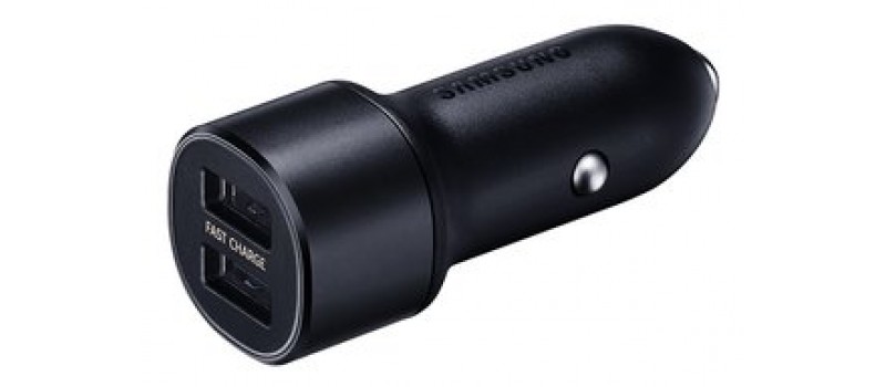SAMSUNG Φορτιστής αυτοκινήτου EP-L1100NBEGWW, 2x USB-A, 2A, μαύρο