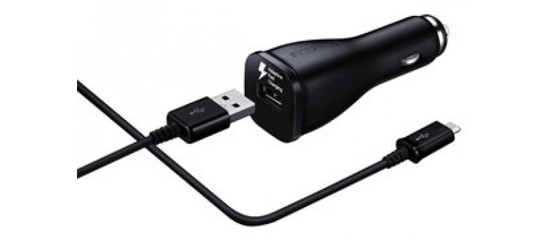 SAMSUNG Φορτιστής αυτοκινήτου EP-LN915CBEGWW, USB Type C, 15W, μαύρο