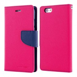 MERCURY Θήκη Fancy Diary για iPhone 7 & 8, Hot Pink/Navy