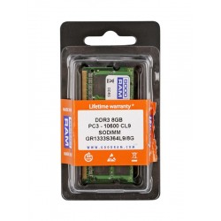 GOODRAM μνήμη RAM DDR3 so-dimm 8GB, 1333MHz, PC3-10600