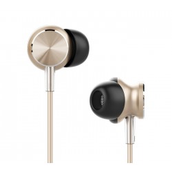 UIISII earphones GT500, 96db, 1.2m, χρυσό
