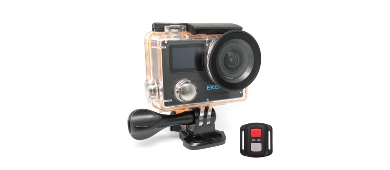 EKEN Action Cam H8R, UltraHD 4K 30fps, 14MP, WiFi, Waterproof, Black