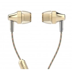 UIISII Ακουστικά Handsfree HM6 Little Gear, χρυσό