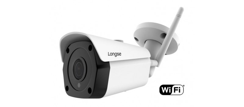 LONGSE IP WiFi Bulet Κάμερα, 1080p, 2MP 3.6mm, αδιάβροχη, μεταλλική