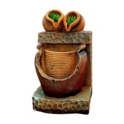 Συντριβάνι Feng Shui JK-180-012 Broken pot, 27 x 16.5 x 15cm