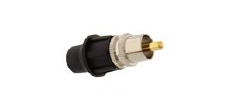 TELECOM RCA male universal connector, with CaP 5 ΤΕΜ.